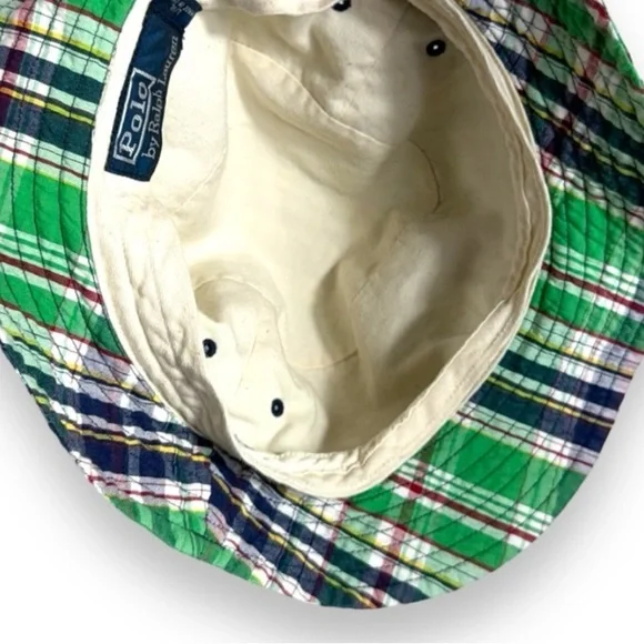 Polo by Ralph Lauren Green and Yellow Bucket Hat - Picture 8 of 8